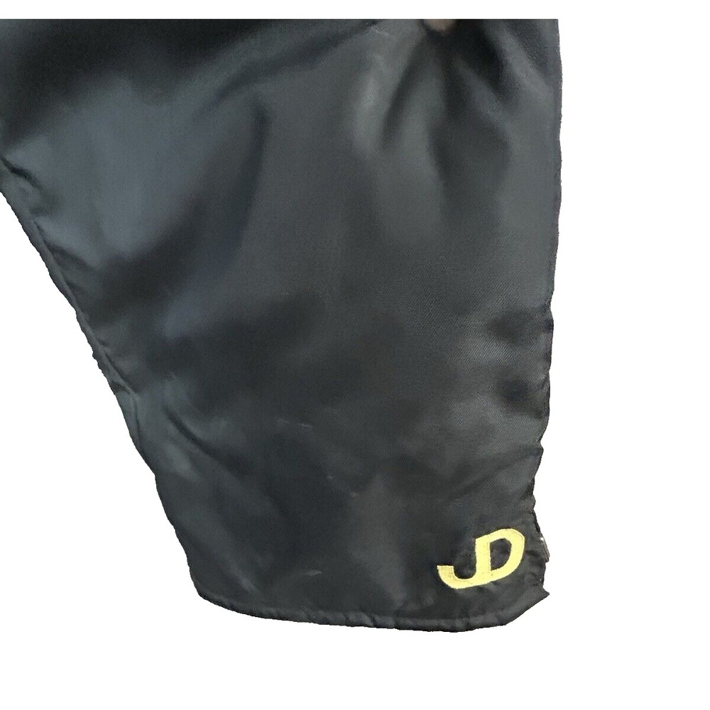 Vintage John Deere Bib Snowpant Overalls 36x31 Farm Chore Unisex Black Talon Zip - Picture 6 of 12